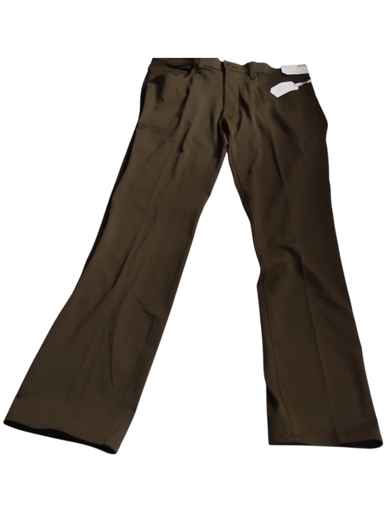 STYLUS Other - Stylus Men's 5 Pocket Pant Military Olive Dress Slim Fit Flat Front 36/32